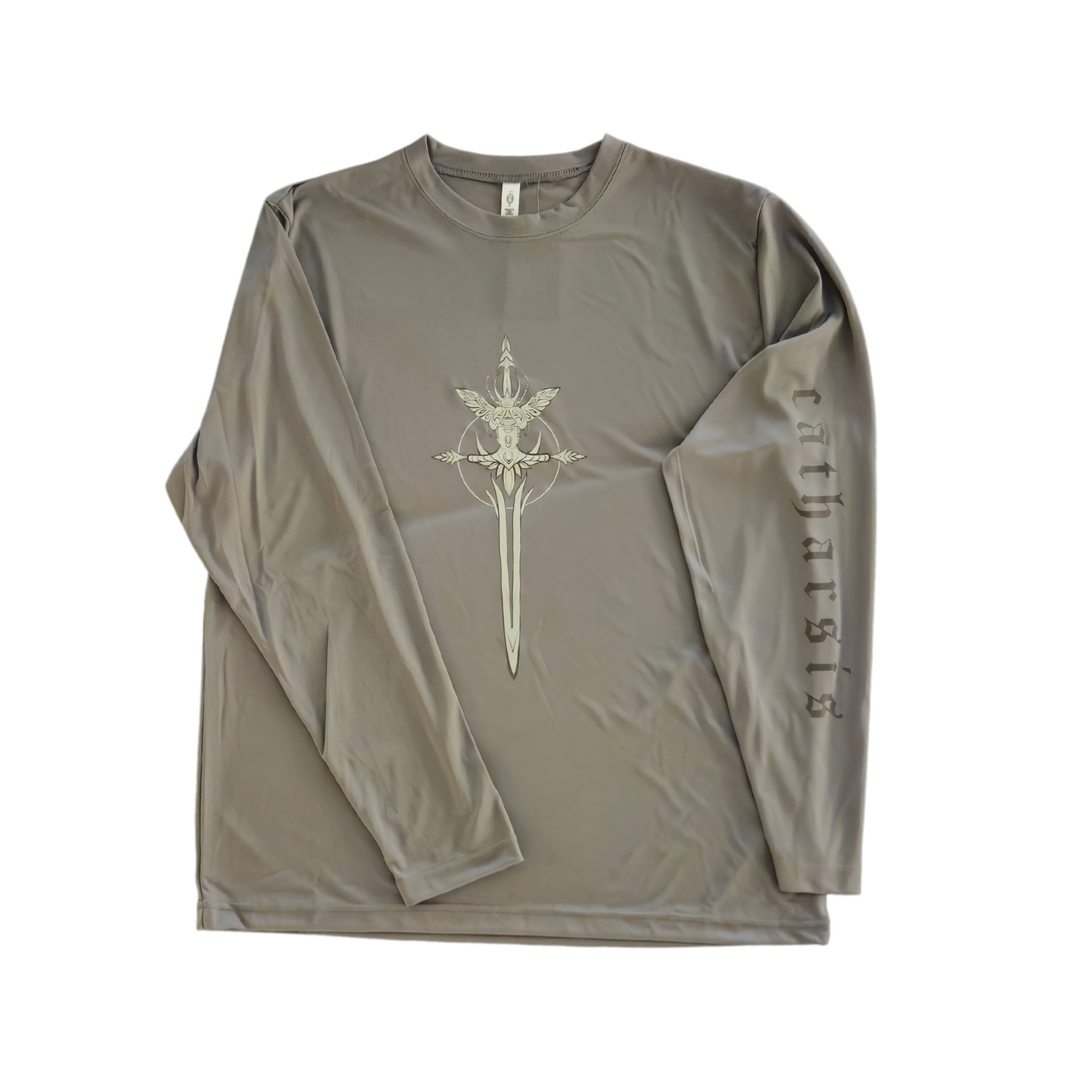 Cream Dagger Long Sleeve T-Shirt