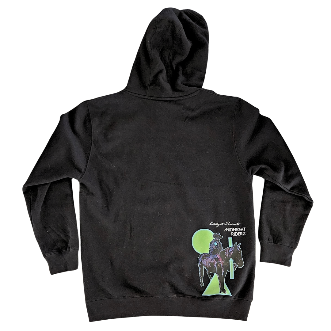 Catalyst Presents Midnight Riderz Unisex Pullover Hoodie Black