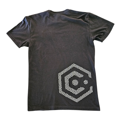 Black T-Shirt Thumb Print Catalyst Logo with Patch