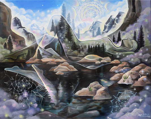 "Resting in Awe" by Kirstie Connon - Acrylic on Canvas (1/1)