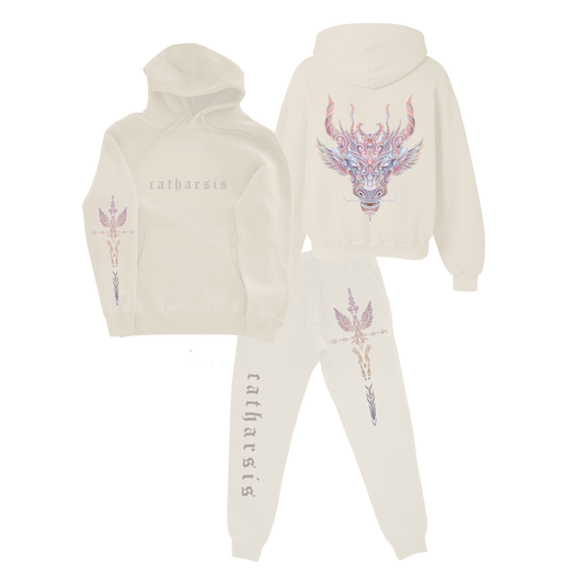 Air Dragon Hoodie & Joggers Set (Sandshell Color)