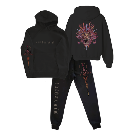 Fire Dragon Hoodie & Joggers Set